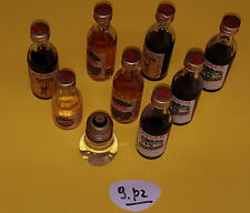 BOTTIGLIETTE LIQUORI MINI  STOCK LOTTO COLOSSALE OFFERTA 9 PZ. D'EPOCA VINTAGE