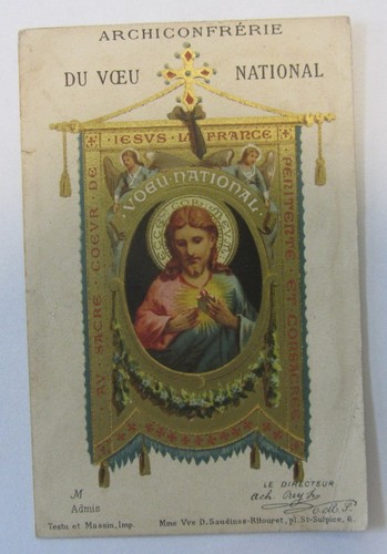 Canivet santino holy card - santino,
