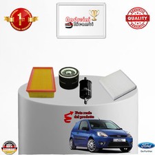KIT TAGLIANDO 4 FILTRI FORD FIESTA V 1.3 S BENZINA 50KW 68CV DAL  2003 ->