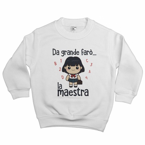Felpa bambina grande - felpa, farò