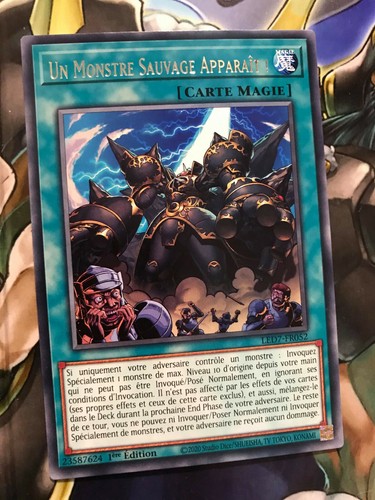 Carte un monstre - yu-gi-oh!,