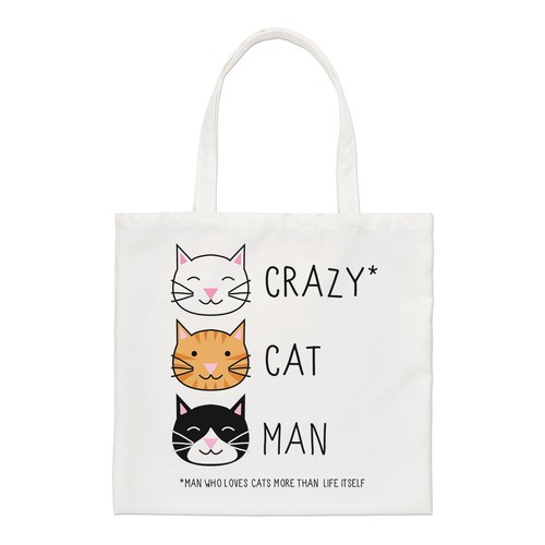 Borsa tote uomo - , gatto