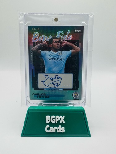 Carlos tevez topps bona fide - tevez,
