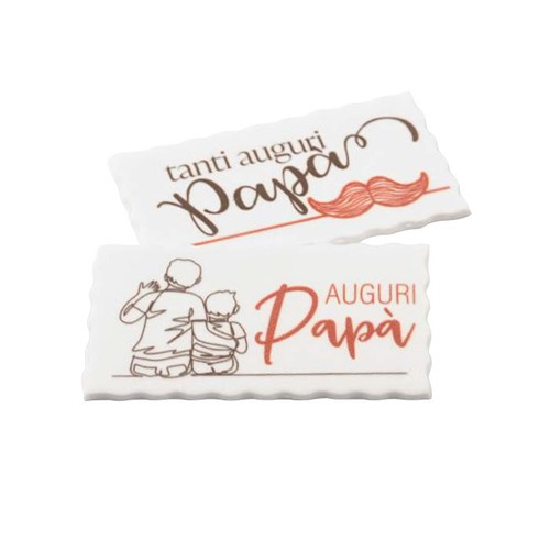 Targhetta auguri papà - auguri, in