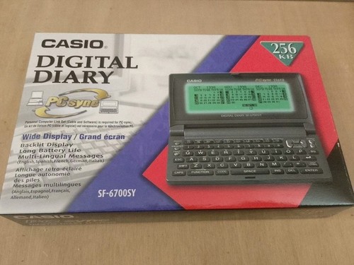 Casio digital diary - diary, sf-6700sy