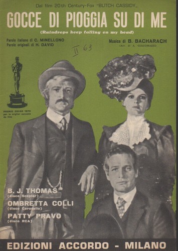 Gocce pioggia me - pioggia, su