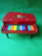 PIANOFORTE GIOCATTOLO IN LEGNO ANNI '50 FUNZIONANTE VINTAGE