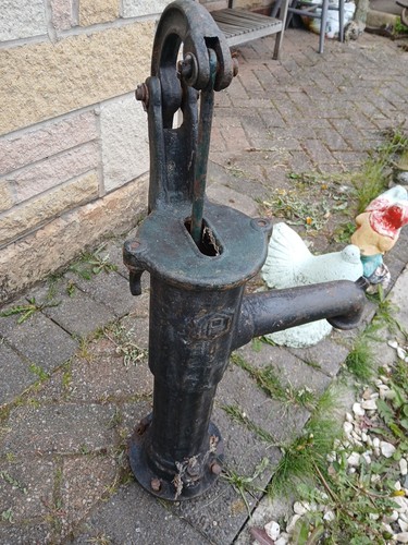 Pompa acqua manuale ghisa - pompa, in