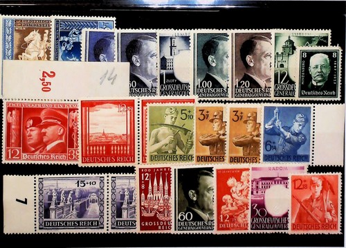Germany hitler mussolini mnh - mussolini, mnh**