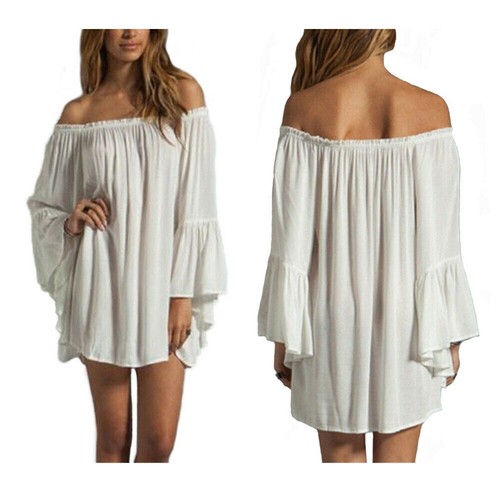 Abito blusa bianco - abito, s-xl