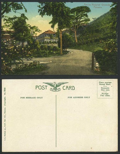 Panama old colour postcard - panama,