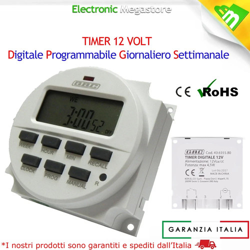 Timer digitale programmabile - digitale,