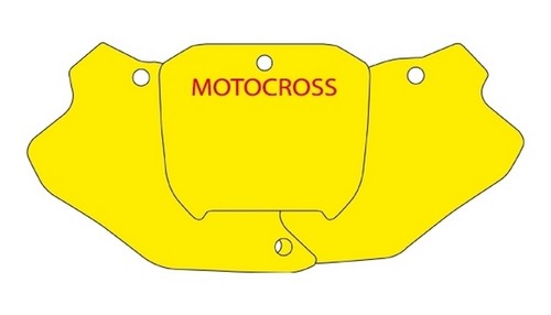 Kit adesivi portanumero honda - adesivi,