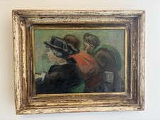 1954 Dipinto olio ritratto