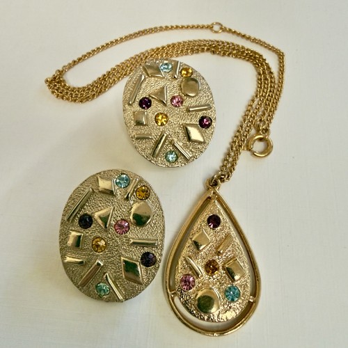 Collana orecchini vintage - collana,