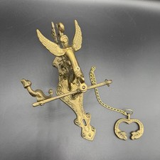 Battiporta vintage ottone