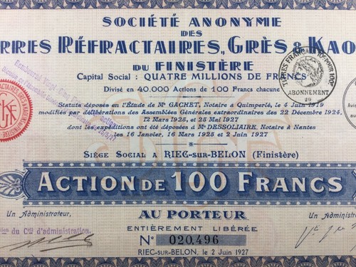 Riec sur belon 1927 - belon, en