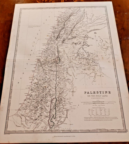 1861 mappa colorata mano - a,