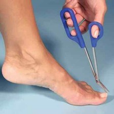 Avilo Forbici per Unghie a Lunga Portata Taglierina Facile Impugnatura Piedi Pedicure Mobilità Blu