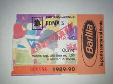 1989 1990 ROMA JUVENTUS 3-2 GARA 2 SEMIFINALE RITORNO 14 FEBBRAIO COPPA ITALIA 