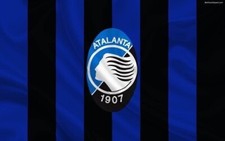 Bandiera atalanta 150x100 con logo e sfondo a strisce - CON ASOLA PER ASTA