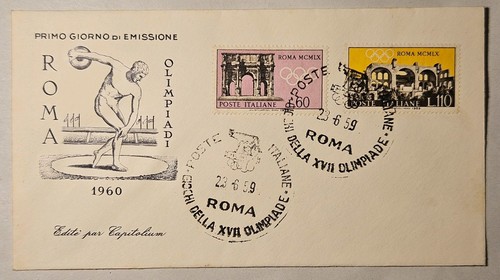 Busta fdc olimpiadi roma - fdc, di