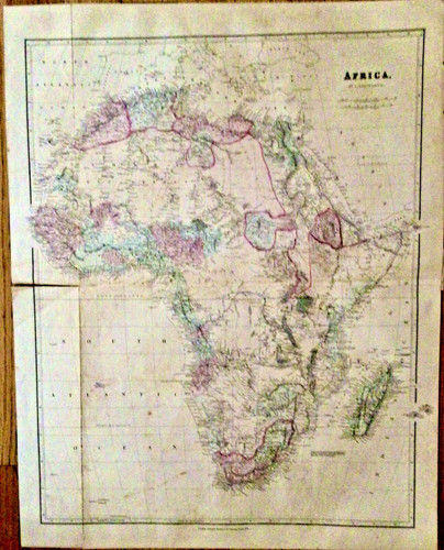 Mappa dellafrica - mappa, j