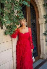 Vestito Abito Elegante Lungo