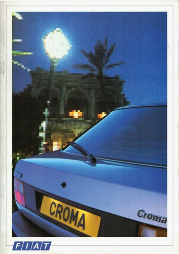 Fiat croma 1986 1987 brochure - fiat, 1986-1987