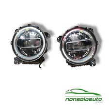 COPPIA FARI FANALI LED 7 POLLICI ANTERIORE ANT JEEP WRANGLER ( JK ) DEFENDER