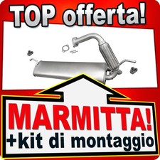 Silenziatore Posteriore per SMART FORTWO 451 1.0 Turbo EURO 5B dal 01.2007