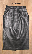 Gonna Lunga In Pelle Nera In