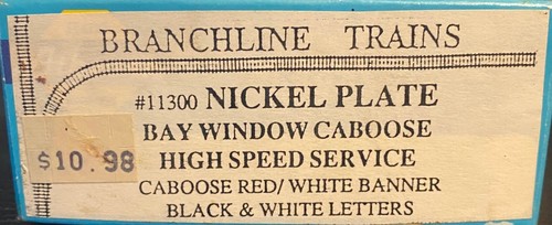 Branchline nickel plate - plate, road
