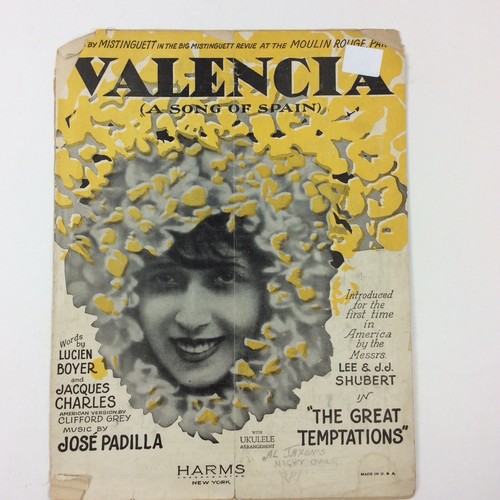 Valencia una canzone spagna - canzone, di