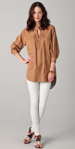 Top tunica basso just cavalli - top,