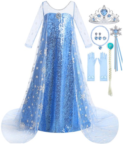 Vestito elsa per bambina - elsa,