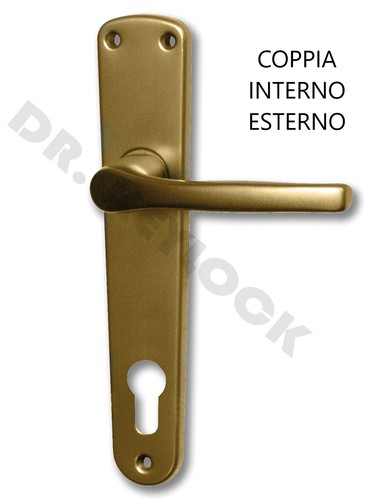 Maniglia placca porta blindata - maniglia,