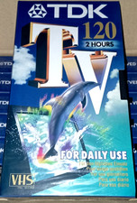 TDK TV 120 VIDEOTAPE VHS