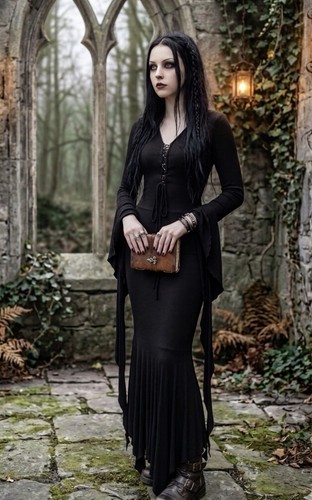 Maxi vestito morticia addams - maxi,