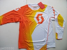 CAMICIA SCOTT 450 Taglia XL MOTOCROSS MTB DH ENDURO JERSEY ARANCIONE KTM XC RM RMZ XCF SX