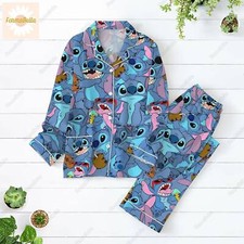 Set Pigiama Halloween Stitch, Pantaloni Pigiama Stitch, Disney Stitch Pjs, Lilo e
