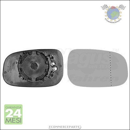 Vetro specchietto vanwezel - vetro, dx