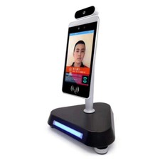 Scanner 8 pollici relè da tavolo cancello ingresso controllo accessi schermo LCD scanner viso