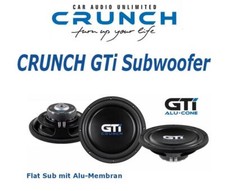 Crunch GTI124 Flat Subwoofer