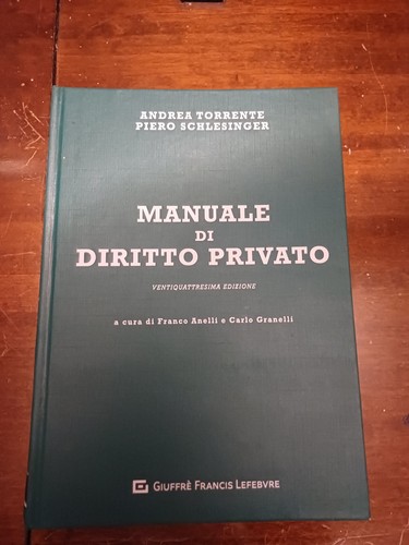 Manuale diritto privato - manuale,