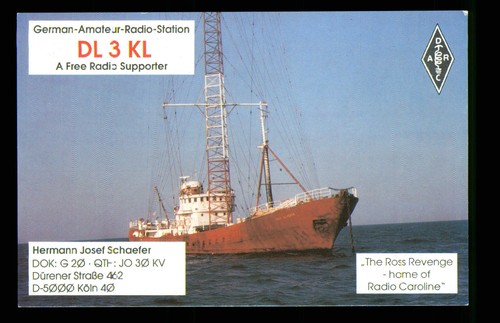 Qsl radio card - qsl, dl3kl