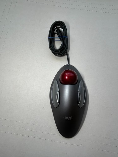 Mouse trackball usb logitech - mouse,