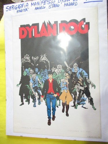 Dylan dog poster serigrafia - dog,