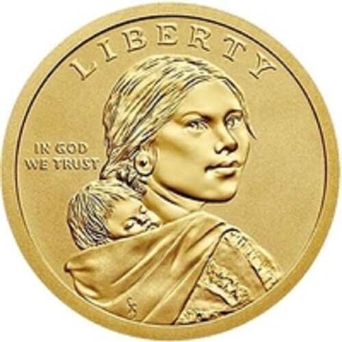 Monete usa dollaro - monete, sacagawea