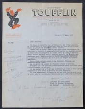 Fattura PARIGI 1948 carbone